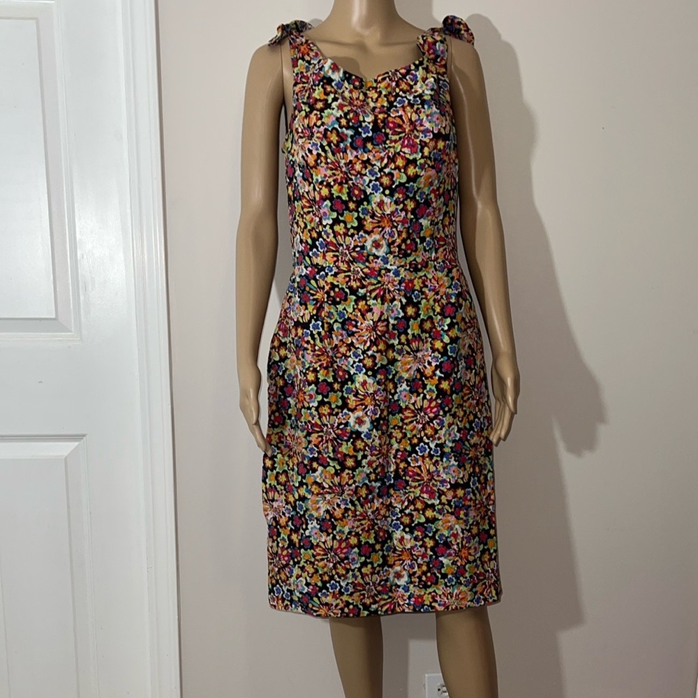 David Meister 100% Silk Vintage Dress